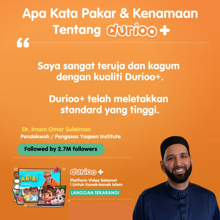 Kata-kata Dr. Imam Omar Suleiman tentang Durioo+