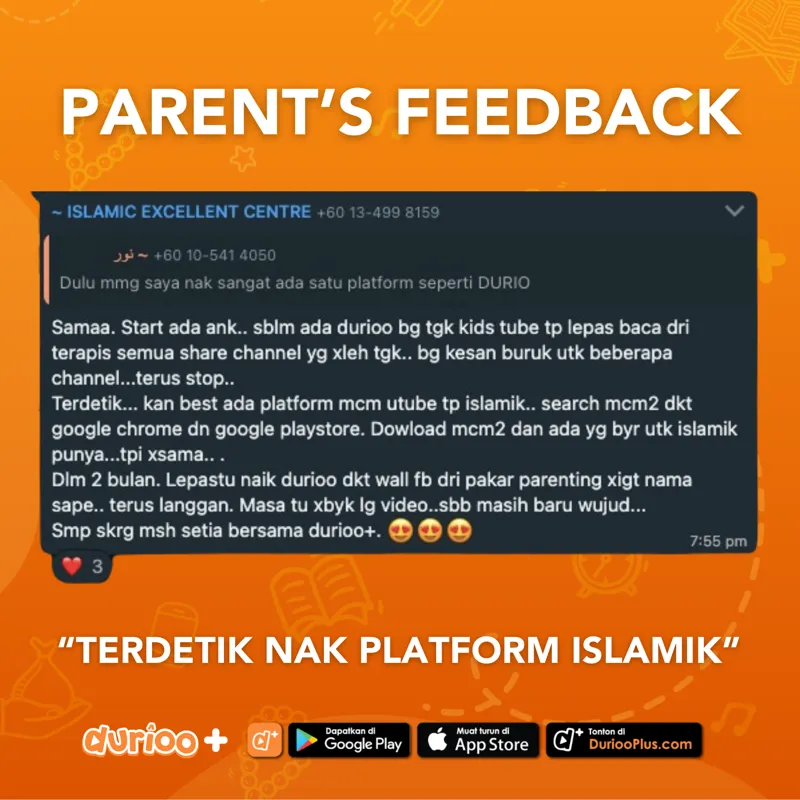 Testimoni: lama mencari platform Islamik